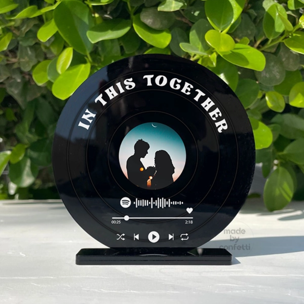 Vinyl Record Disc - Made by Confetti