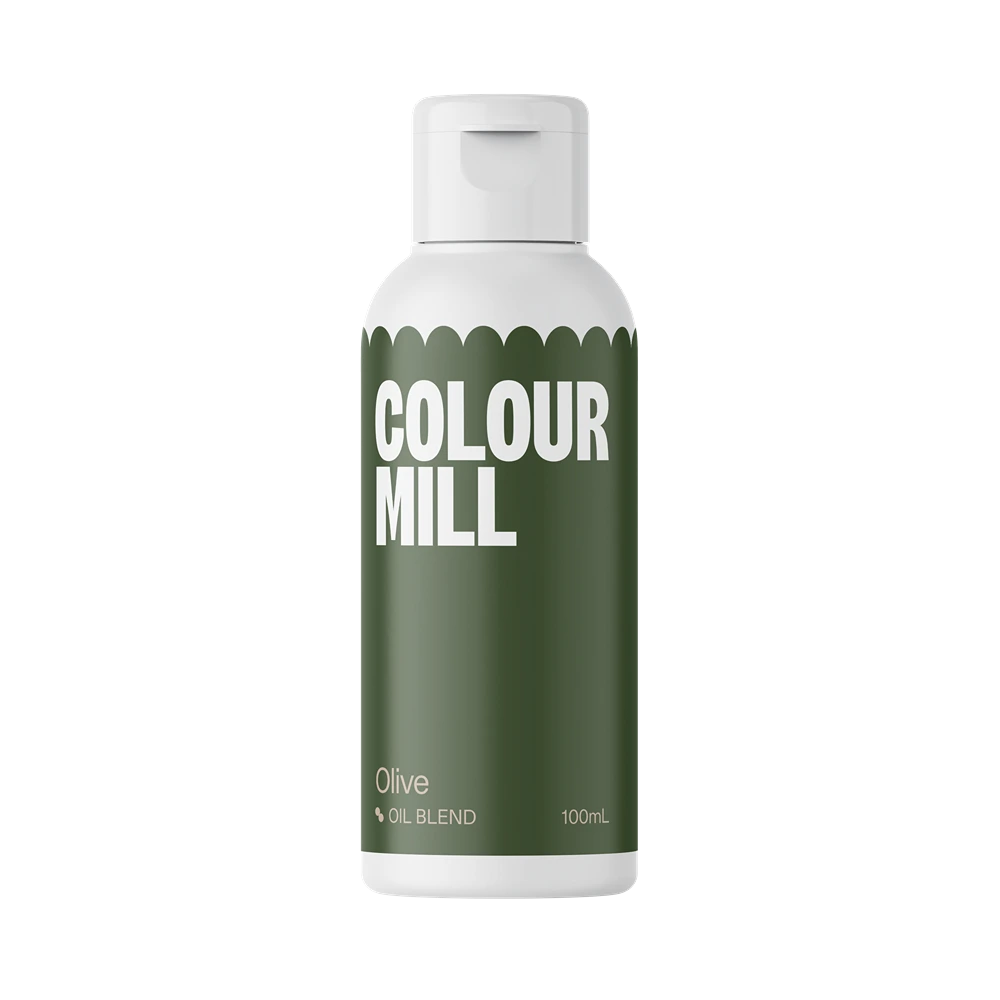 Colour Mill Oil Based Food Colouring – Olive - 100ml