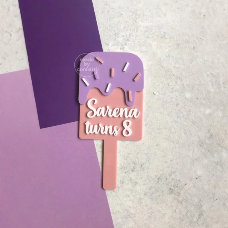 Popsicle Topper | Birthday