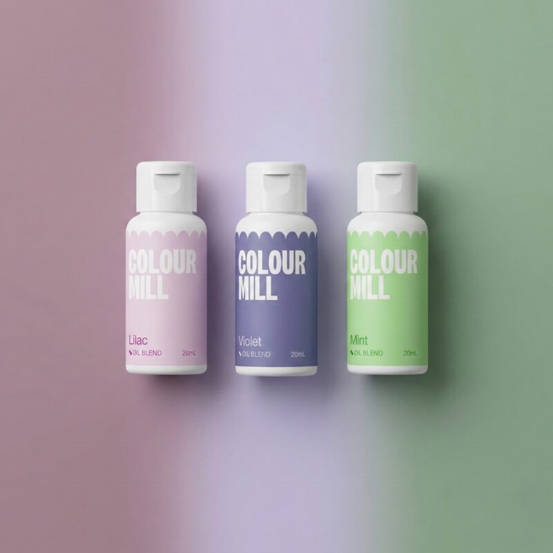 Colour Mill Trio: Violet, Lilac & Mint | Oil Blend 3 × 20ml