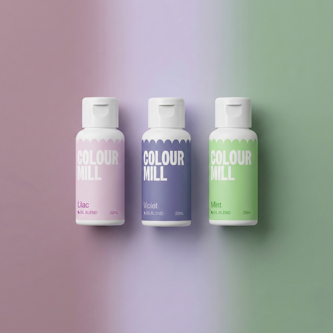 Colour Mill Trio: Violet, Lilac & Mint | Oil Blend 3 × 20ml