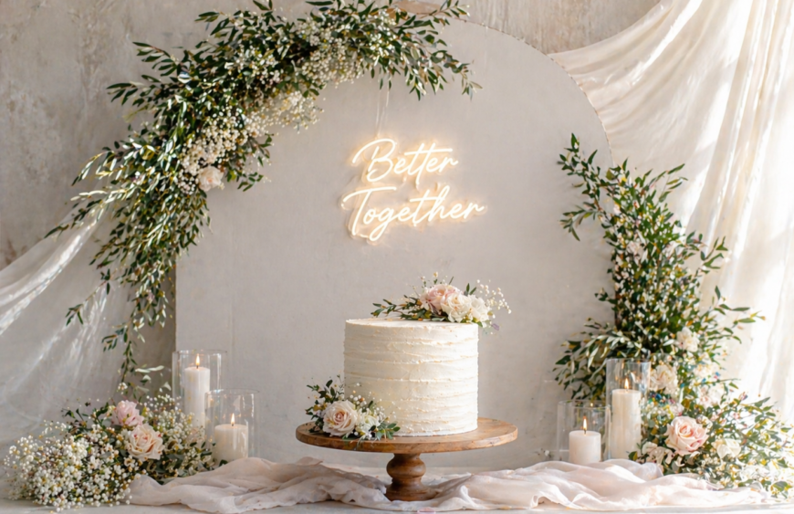 cake backdrop