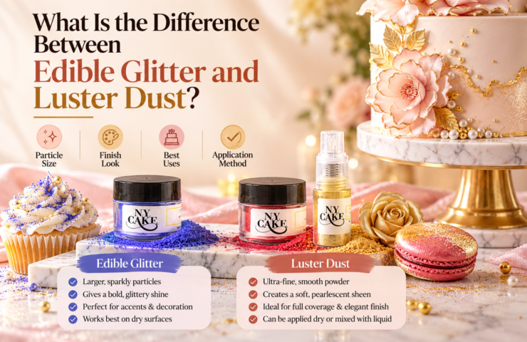 What Is the Difference Between Edible Glitter and Luster Dust (1)